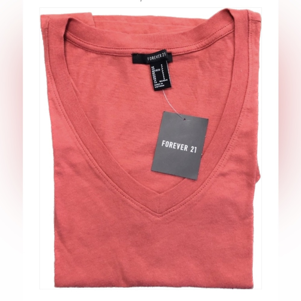 NEW FOREVER 21 Orange Short Sleeve Tee
